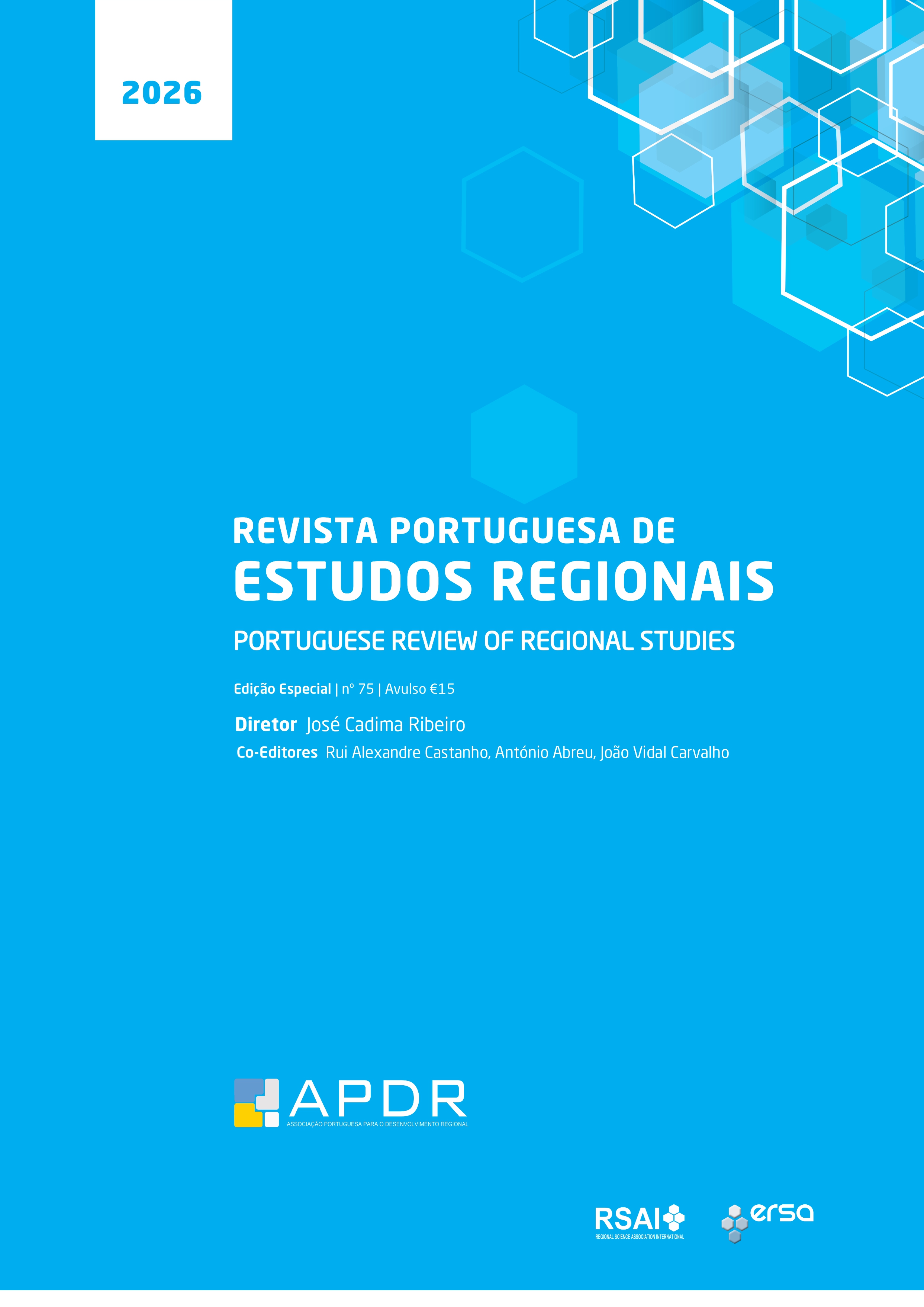 					Ver N.º 75 (2026): Revista Portuguesa de Estudos Regionais
				